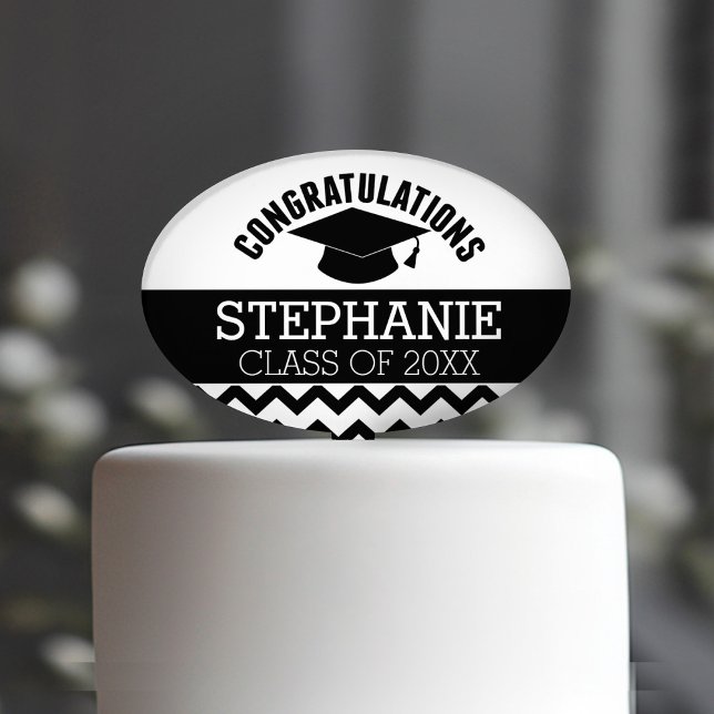 Congratulations Graduate - Personalized Graduation Cake Topper (Creator Uploaded)
