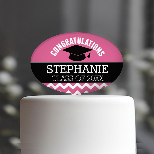 Congratulations Graduate - Personalized Graduation Cake Topper (Creator Uploaded)