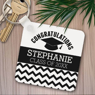 Congratulations Graduate - Personalized Graduation Keychain