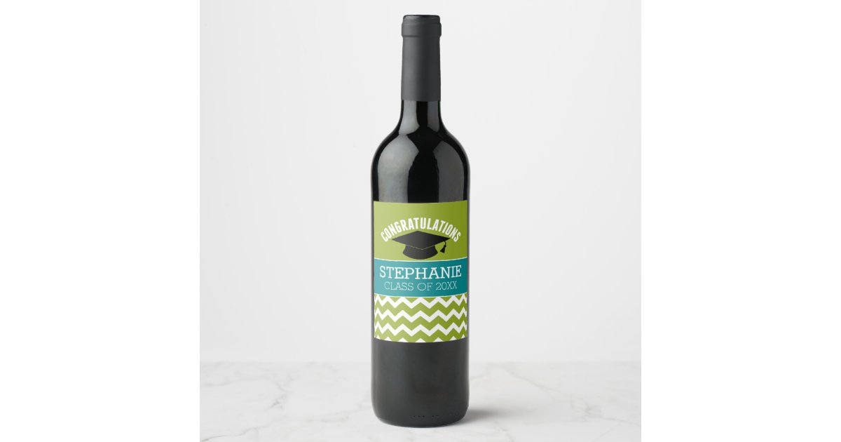 Congratulations Graduate - Personalized Graduation Wine Label ...