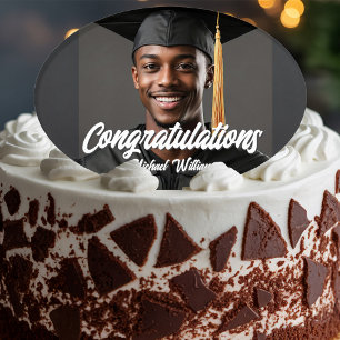 Congratulations Graduate Photo Graduation Party Cake Topper