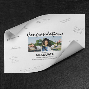 Congratulations Graduate   Photo Guest Signature Poster