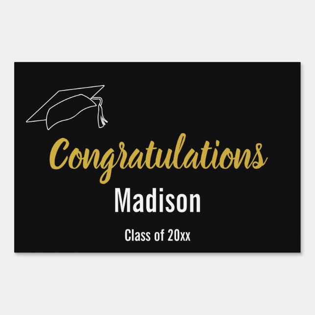Congratulations Graduate Sign (Front)