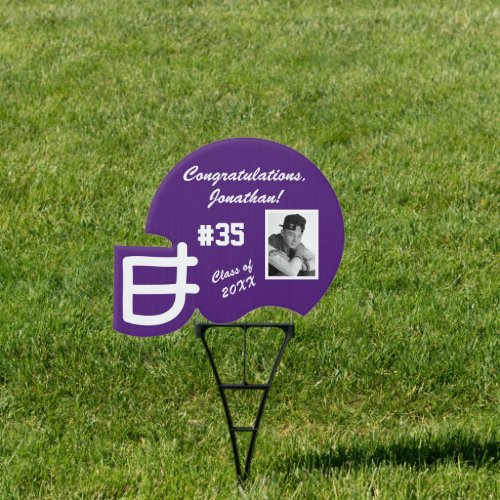 Congratulations Graduate Sign For Football Players