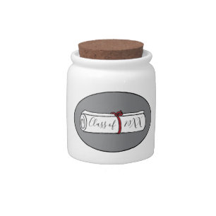 Congratulations Graduate's Diploma Candy Jar
