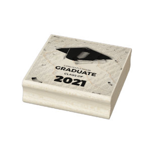 Congratulations Graduates Rubber Stamp