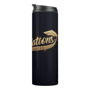 Congratulations Graduates Thermal Tumbler