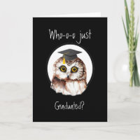 Congratulations Graduating Cute Wise Owl