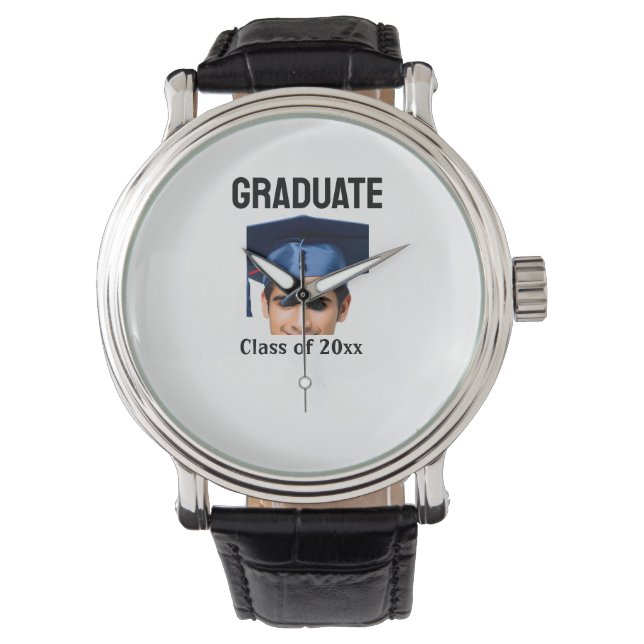 Congratulations graduation add name year text  watch (Front)