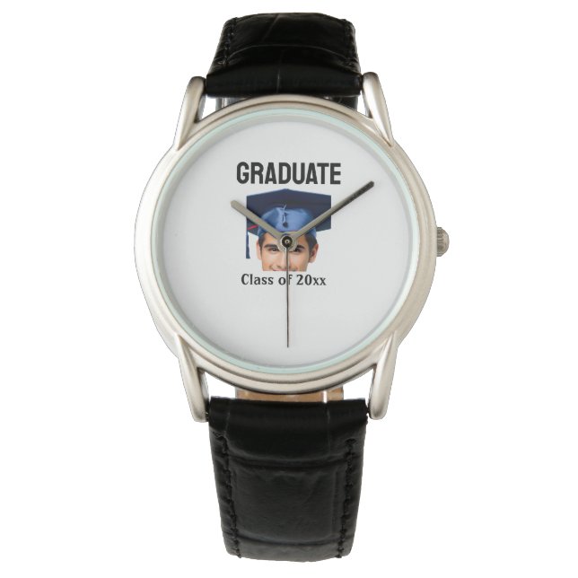 Congratulations graduation add name year text  watch (Front)