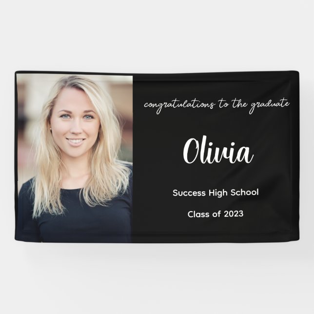 Congratulations Graduation Banner (Horizontal)