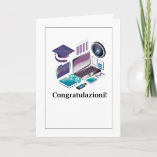 Congratulations! - Graduation Books and Technolog Card