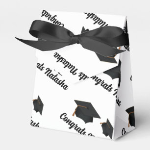 Congratulations graduation celebration favor boxes