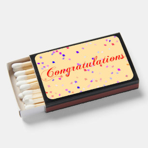 Congratulations Graduation Celebration  Matchboxes