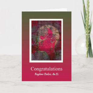 Congratulations Graduation Doctor of Audiology Card