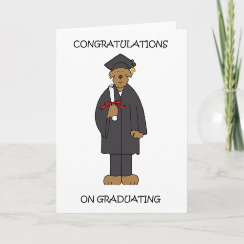 Congratulations Graduation Dog Obedience School Card