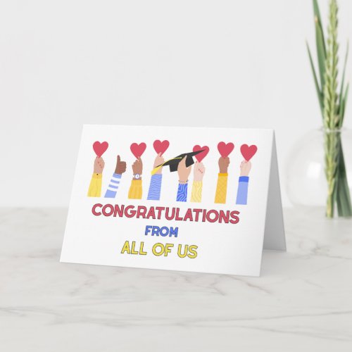 Congratulations Graduation from All of Us Card