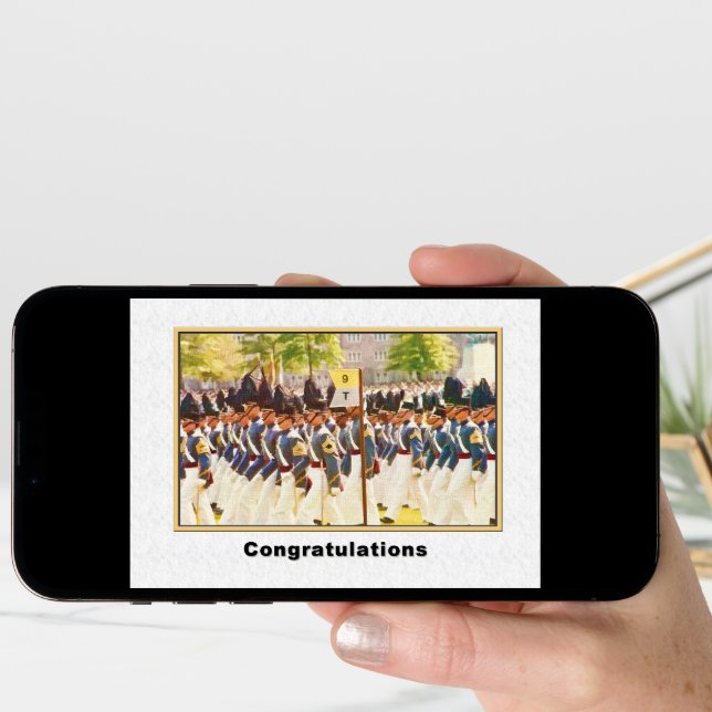 Congratulations, Graduation From West Point Card (Front Digital)