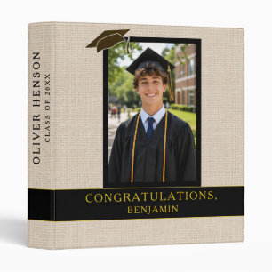 Congratulations Graduation Graduate Photo Album 3 Ring Binder