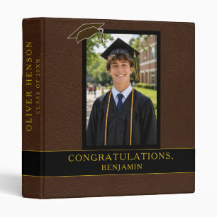 Congratulations Graduation Graduate Photo Album 3 Ring Binder