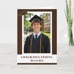 Congratulations Graduation Graduate Photo Card
