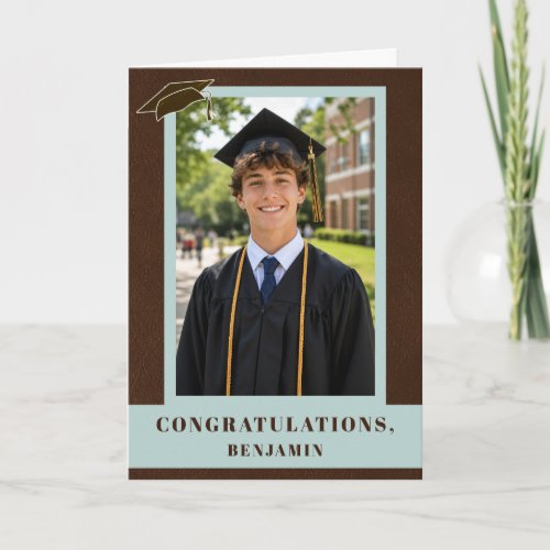 Congratulations Graduation Graduate Photo Card