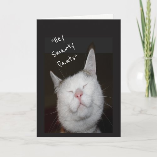 Congratulations Graduation Humor Kitten Animal Card