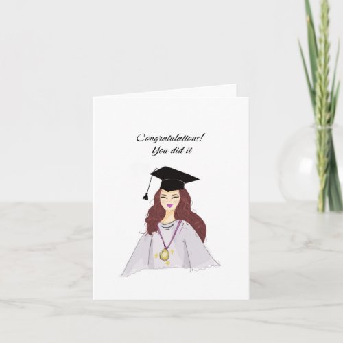 congratulations graduation _ Illustration Card