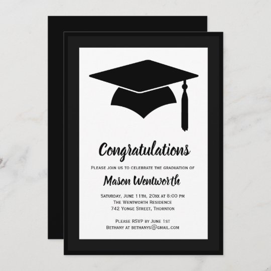 Congratulations Graduation Invitation | Zazzle.com