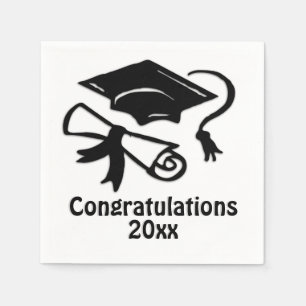 Congratulations Graduation Paper Napkins