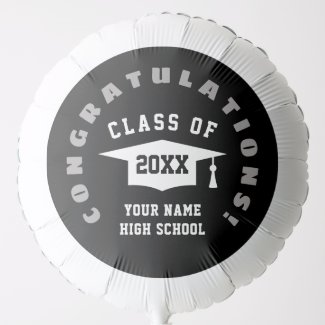 Congratulations graduation party high school class balloon