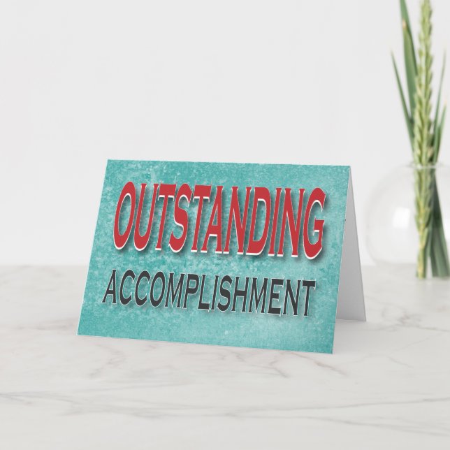 Congratulations Graduation Promotion New Job Card (Front)