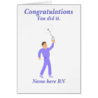 New RN Registered Nurse Congratulations Card | Zazzle.com