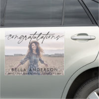 Congratulations Graduation Script Overlay Photo