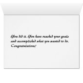 Congratulations (Green) Card (Inside Horizontal (Bottom))