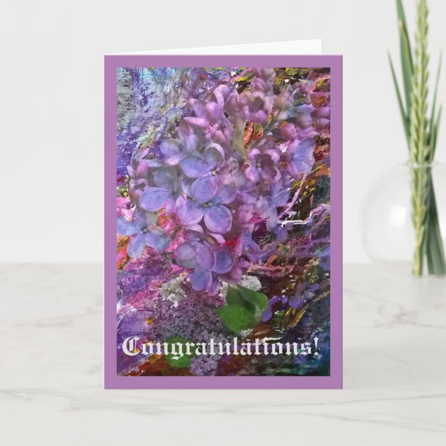Congratulations greeting card (Front)