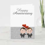 Congratulations Happy Anniversary Gay Themed Card