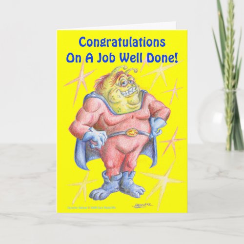 Congratulations Hero Card