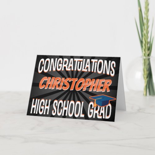 Congratulations High School Graduation Card