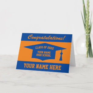 Congratulations High School graduation Class 2025 Card