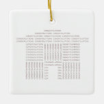 Congratulations House Ornament