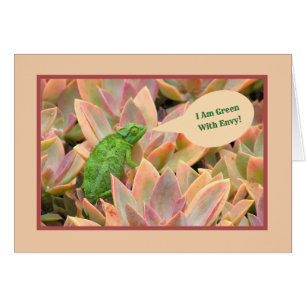 CONGRATULATIONS/I'M GREEN WITH ENVY/GREEN LIZARD CARDS