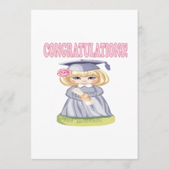Congratulations Invitation by StayEducated at Zazzle