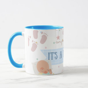 Congratulations It’s a Baby Boy Mug 