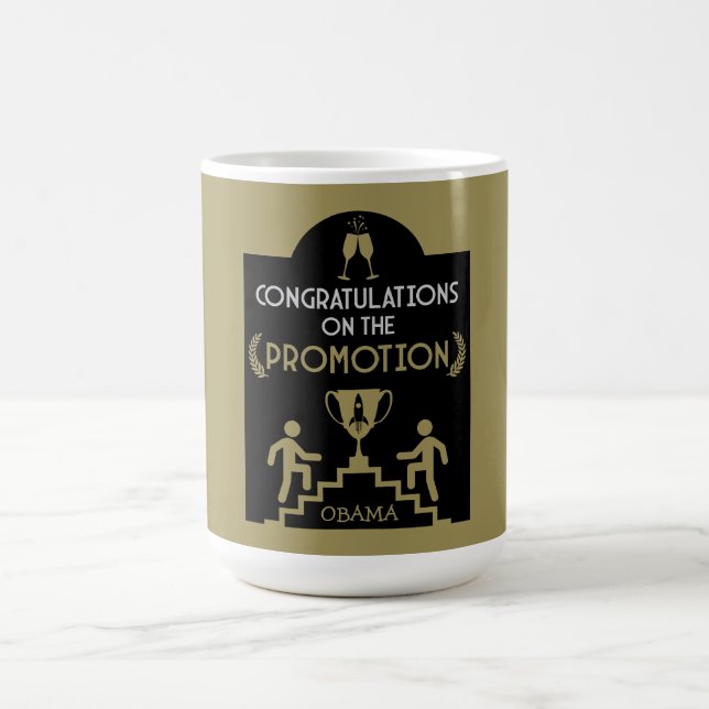 Congratulations Job Promotion Color Morph Mug (Center)
