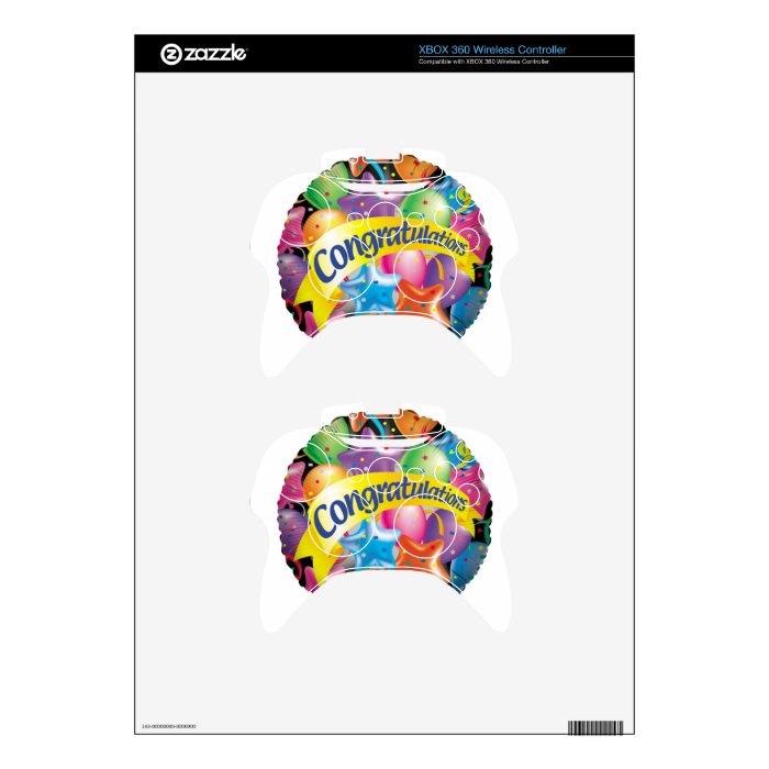 Congratulations Xbox 360 Controller Skin