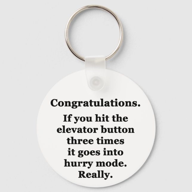 Congratulations Keychain (Front)