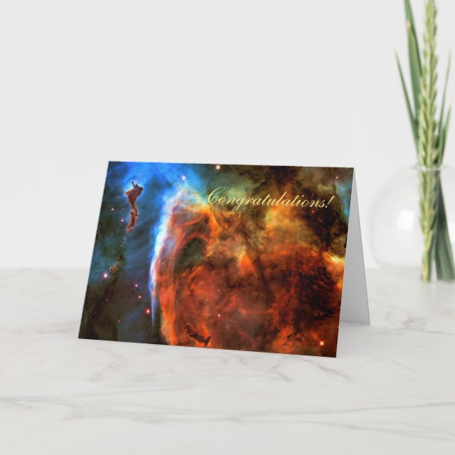 Congratulations, Keyhole Nebula, Digitus Impudicus Card (Front)