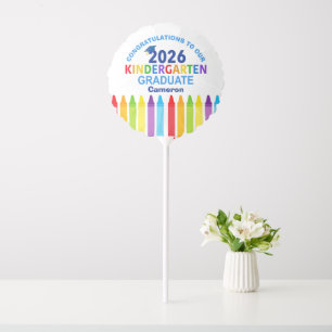 Congratulations Kindergarten Graduate Custom Party Balloon