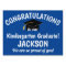 Congratulations Kindergarten Graduation Blue Yard